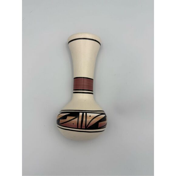 M. Marybey Handmade Hand painted Navajo Pottery Hanging Vase - Picture 1 of 6